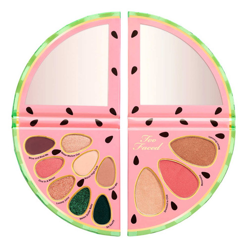 Paleta Too Faced Watermelon Slice Maquiagem Face E Olhos Sombra Variadas