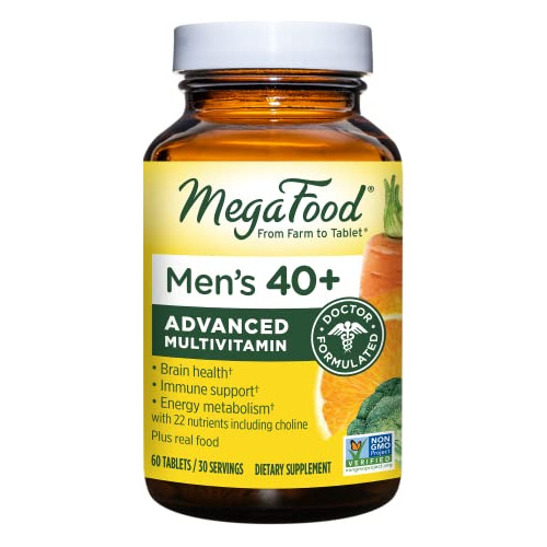 Megafood Hombres 55+ Multivitamina - Suplemento Hthev