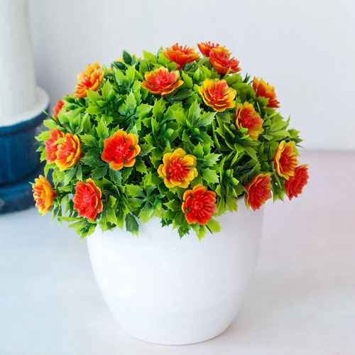 Maceta Pequeña Para Bonsáis De E Red Plants, Flores Falsas