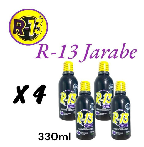 R-13 Jarabe 330ml X 4 - mL a $73