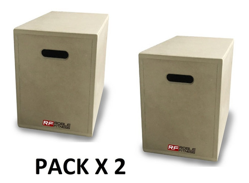 Imagen 2 de 5 de Kit Cajon De Salto 30*40*50 Reforzado Entrenamiento Pack X2