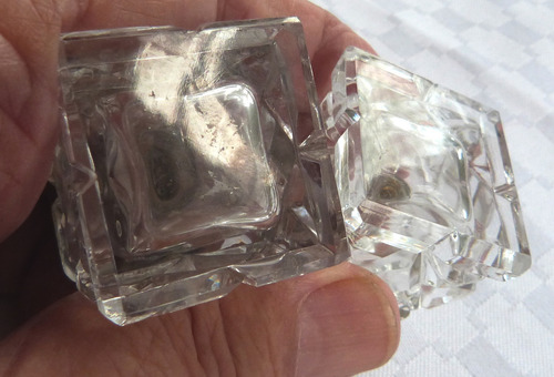 Monijor62-antiguo Coleccion Plata Esmalte Cristal Salero (Usado)