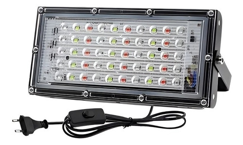 Foco Reflector Led De Colores Rgb Modelo Compacto C/contol