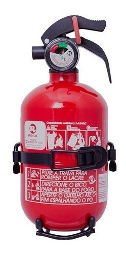 Imagem 2 de 3 de Suporte Para Extintor Automotivo Abc 4 Resil Pronta Entrega