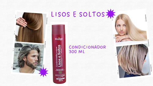 Kit Lisos E Soltos Shampoo + Condicionador 2x300ml Mairibel