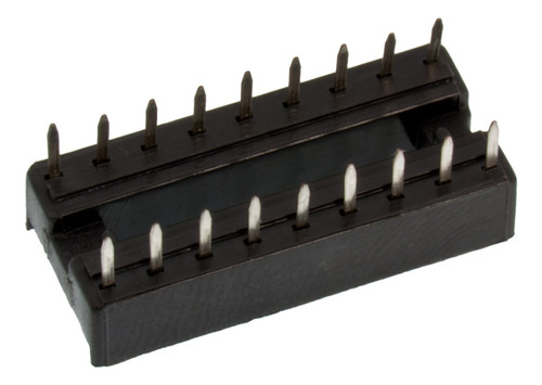 40 Piezas Base Socket Para Circuito Integrado 18 Pines Dip18