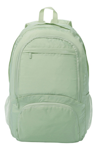 Totto Mochila Plegable Ultraliviana Porta Laptop 15.4 | Viaje - Escuela - Oficina | 22 Litros Syncro241 Verde Lisa