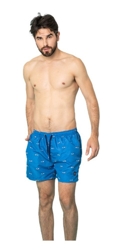 Malla Short De Baño Hombre Con Suspensor Y Bolsillos