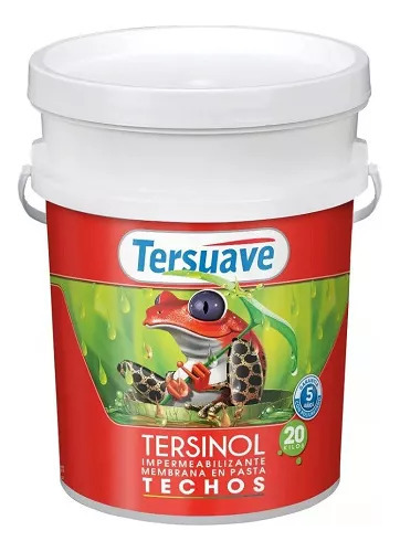 Tersinol Techos Membrana En Pasta Poliuretanica Tersuave 20l