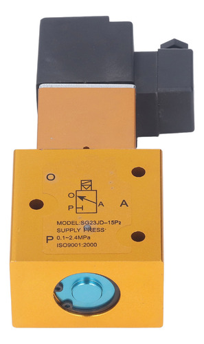 Electroválvula De 3 Vías, 2 Posiciones, G1/2 Pulgadas, Guía