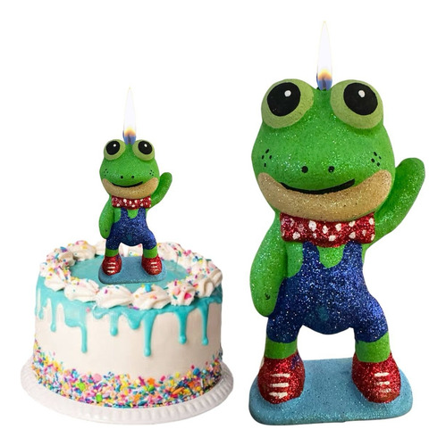 Vela De Cumpleaños Rana Rhenné Vela Lara Campos Vela Pastel
