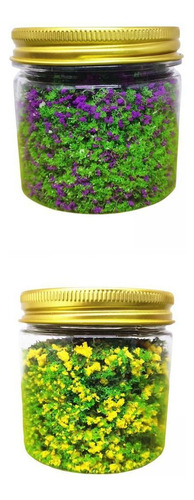 2 Piezas De Flores Artificiales Deja Escombros Para