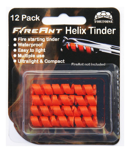 Helix Tinder Para Arrancadores De Fuego Fireant Y Firefly - Yesca Para Cuchillo Suizo Victorinox (naranja De Alta Visibilidad, 12 Unidades) De Repuesto Para Fireant