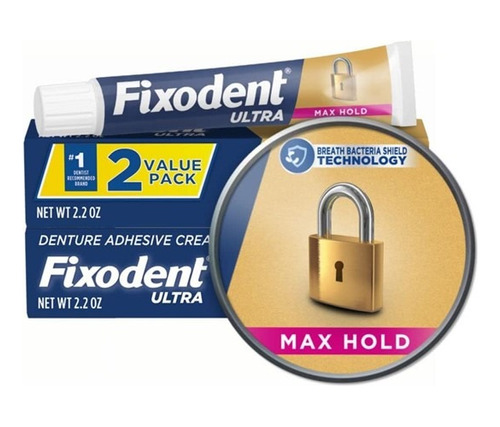 Fixodent Ultra Max Hold Crema