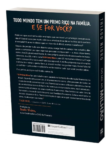 Livro Do Mil Ao Milhão Sem Cortar O Cafezinho - Thiago Nigro