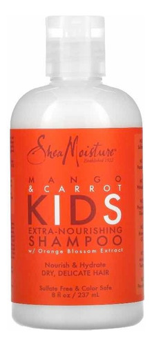 Shea Moisture Shampoo Para Niños Extra Nutritivo Mango 237ml