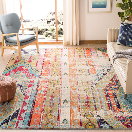 Safavieh Colección Monaco Mnc222f - Alfombra Estilo Boho C.