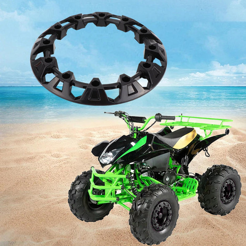 Atv Tapacubos Para Cubo Rueda,cubiertas Negro 8 Pulgadas