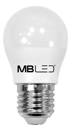 Lampada Led Bolinha G45 4,9w 3000k Branco Quente E27 Mbled
