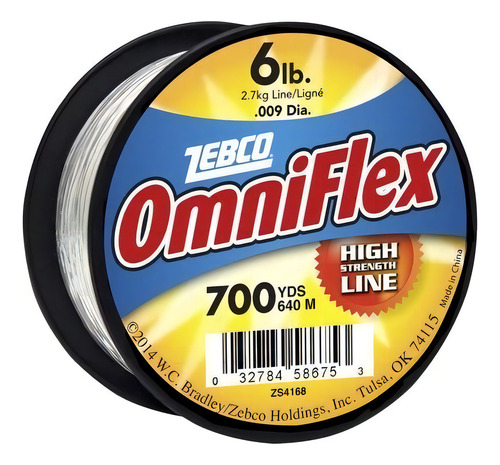 Hilo Sedal Pesca Monofilamento 4 6 8 10 12 15 20 25 30 50 Lb Color 6 Lb 640Mts Omniflex
