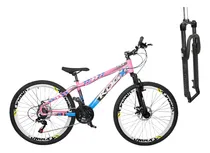 Comprar Bike Aro 26 Kog 24v Freios Hidraulicos E Suspensão Trava