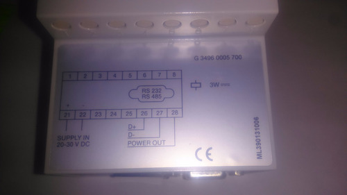 Carlo Gavazzi Dupline Master Module Modbus Rtu G34960005700