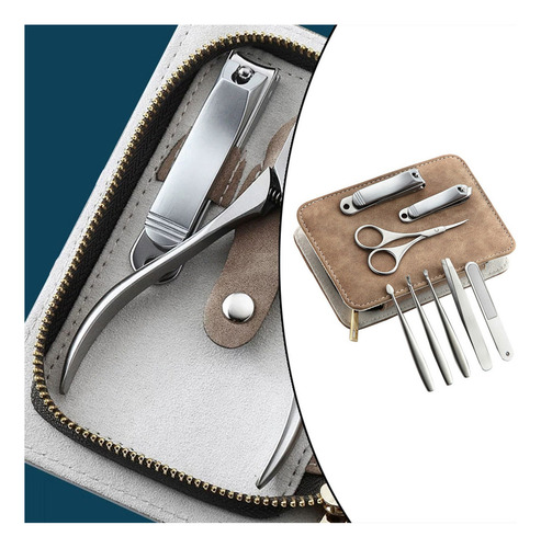 Nail Trimmer Tools Pu Estuche De Viaje Kit B