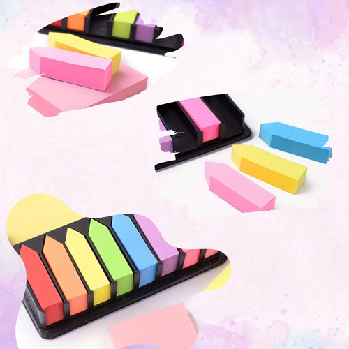 Estuche Con Notas Y Banderas Adhesivas 2000 Post It