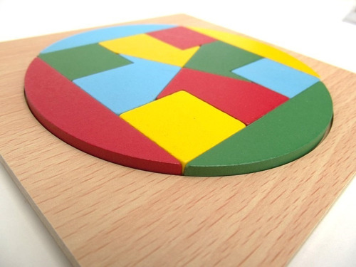 Imagen 2 de 5 de Rompecabezas Madera Mandala Didactico Adulto Niños Puzzle X2