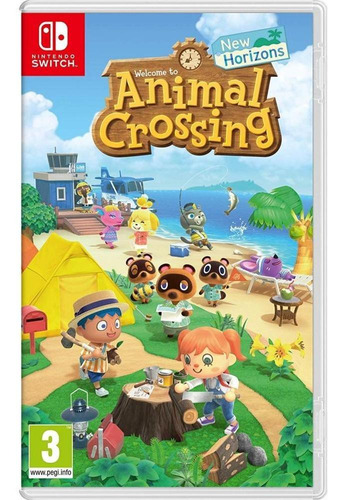 Animal Crossing New Horizons Switch Mídia Física Novo