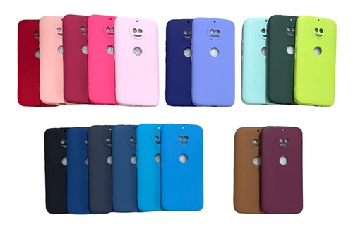 Funda Silicona Silicone Case Para Motorola Moto G5s Plus