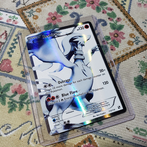 Reshiram Pokemon Black & White - Ultra Rara Reshiram Black And White - Full Art Inglés