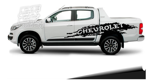 Calco Chevrolet S10 2013 - 2021 Paint Mark Juego Con Porton