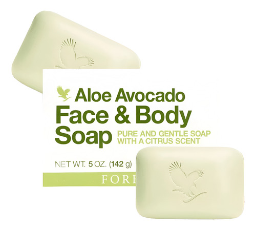 Forever Sabonete Aloe Avocado-face E Body Soap Em Barra