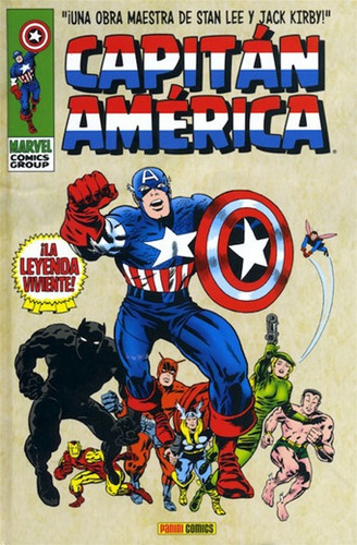 Comics Capitán América Gold - La Leyenda Viviente 1 De 6 (tapa Dura)