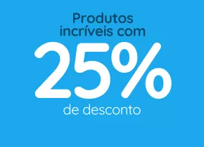 Mais de 25% OFF