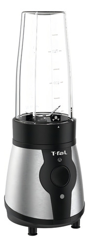 Licuadora Compacta Procesador Alimentos T-fal Gym Jugo Shake Color Plateado