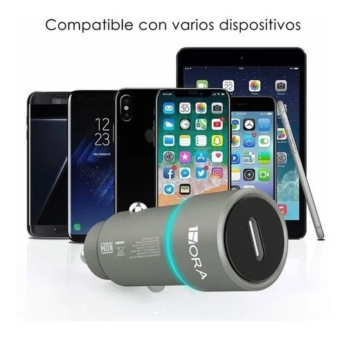 Super Cargador Para Coche Pd 20w C A C Qc3.0 Gran Calidad
