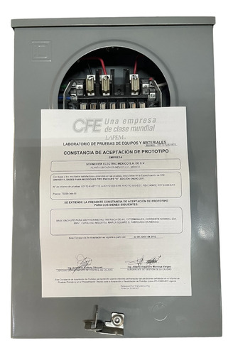 Base De Medidor 13 Mordazas 200 Amps Square D Ms02013j
