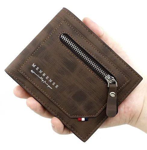 Billetera cremallera hombre best sale