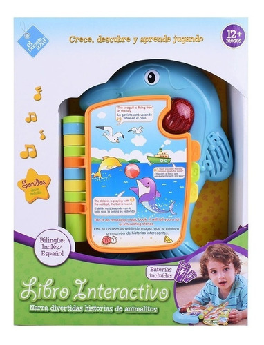 Libro Cuenta Cuento Delfin Interactivo El Duende Jeg 7400