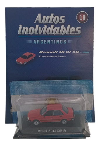 Autos Coleccion Inolvidables Renault 18 Gtx I I 1987