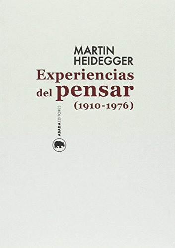 Libro Experiencias Del Pensar 1910 1976  De Heidegger Martin