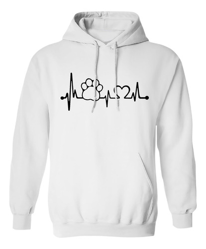 Sudadera Con Gorro Signo Vital Amo A Mi Mascota Huellita