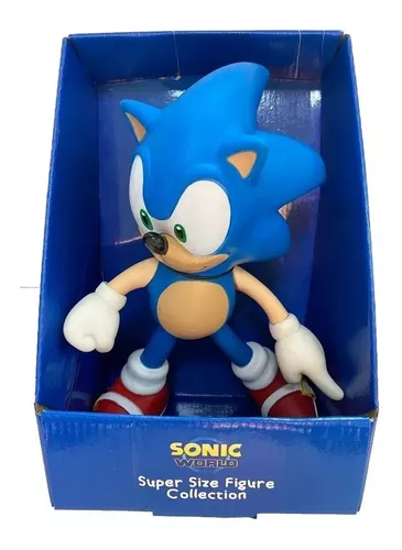 Boneco Sonic Azul Clássico 30cm Action Figure Articulado