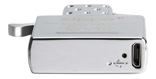 Imagem 3 de 6 de Maquina Isqueiro Zippo 65828 Plasma Usb Elétrico Original
