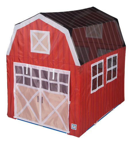 Pacific Play Tents 60810 Barnyard Playhouse Carpa, 48 X 38 X