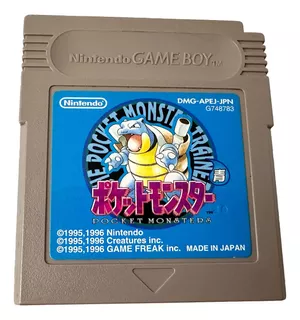 Pokémon Blue Version Nintendo Game Boy Japones