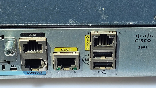 Router Cisco 2901 Practicas Ccna Ip Base (Usado)