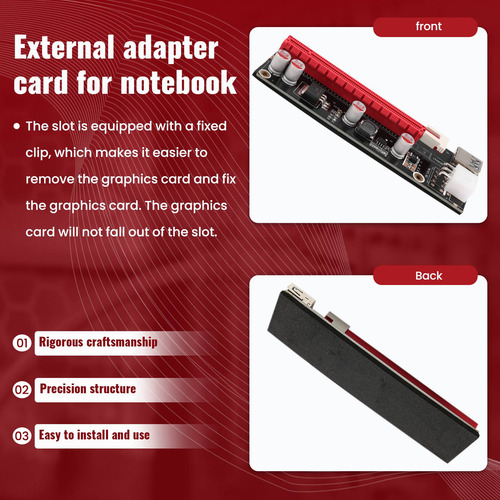 Gráfico Externo Pcie A Pci Express 16x Para Portátil